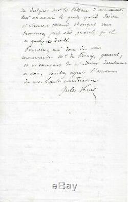 Jules Verne Signed Autograph Letter