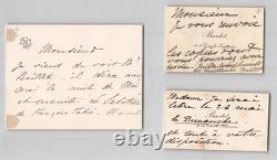 Julia Bartet Signed Autograph Letters and Postcards, Comédie-Française, 19th Century