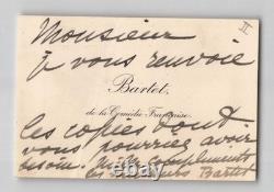 Julia Bartet Signed Autograph Letters and Postcards, Comédie-Française, 19th Century