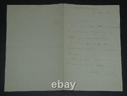 Julien DUPRÉ SIGNED AUTOGRAPH LETTER Exhibition 1903