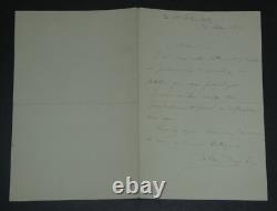 Julien Dupré Signed Autograph Letter Exhibition 1903
