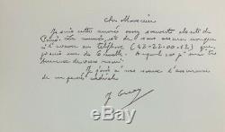 Julien Gracq Correspondence With Michel Bulteau 12 Autograph Letters Signed