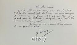 Julien Gracq Correspondence With Michel Bulteau 12 Signed Autograph Letters