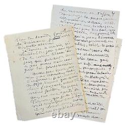 Juliette ADAM. Signed autograph manuscript on Alsace