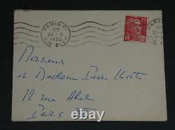 Juliette & Marcel ACHARD SIGNED AUTOGRAPH LETTERS TO LHOSTE 1950