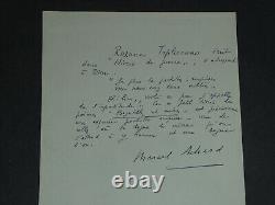 Juliette & Marcel ACHARD SIGNED AUTOGRAPH LETTERS TO LHOSTE 1950