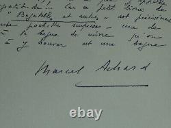 Juliette & Marcel ACHARD SIGNED AUTOGRAPH LETTERS TO LHOSTE 1950