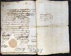 King Philip II Signed Letter to the Viceroy of the Kingdom of Naples 1581