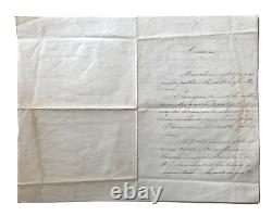 LAMARTINE Alphonse. Autographed letter signed 1856 for his subscribers