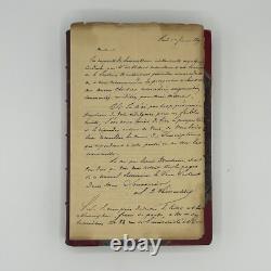 LAMARTINE Alphonse de Complete Works, First Edition accompanied by an autograph letter