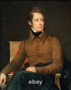 LAMARTINE signed autograph quatrain - Romanticism poetry Château du Bouilh