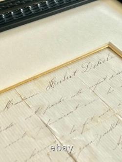 LAMARTINE signed autograph quatrain - Romanticism poetry Château du Bouilh