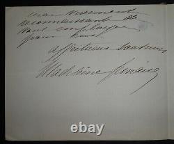 LEMAIRE Madeleine SIGNED AUTOGRAPH LETTER, REGARDING TWO FRIENDS