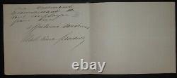 LEMAIRE Madeleine SIGNED AUTOGRAPH LETTER, REGARDING TWO FRIENDS