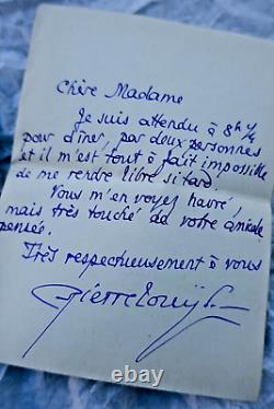 LOUYS Pierre Louys signed autograph letter