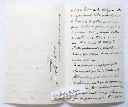 L. A. S. Georges Clemenceau (1841-1929) Autographed Letter Signed to André Tardieu