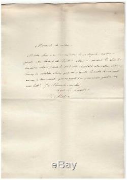 Lacépède / Autograph Letter Signed (1805) / Decoration And Patent