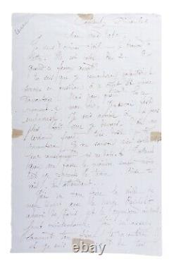 Laforgue, Jules. Signed Autograph Letter To Théophile Ysaye