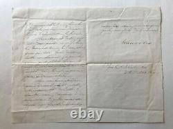 Lamartine Alphonse. Autograph Letter Signed 1856