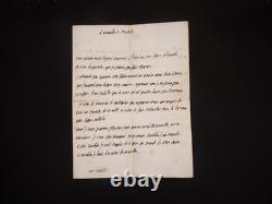 Lamoignon de MALESHERBES Signed Autograph Letter Manuscript Louis XVI