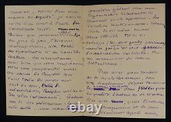 Laurent TAILHADE, Poet SIGNED AUTOGRAPH LETTER OF 4 PAGES, 1899