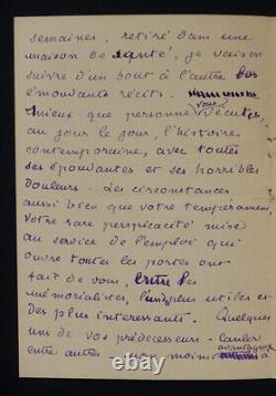 Laurent TAILHADE, Poet SIGNED AUTOGRAPH LETTER OF 4 PAGES, 1899