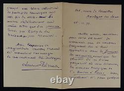 Laurent TAILHADE, Poet SIGNED AUTOGRAPH LETTER OF 4 PAGES, 1899