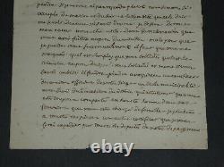 Lautour Duchalit Signed Autograph Letter French Revolution 1792