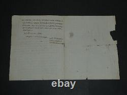 Lautour Duchalit Signed Autograph Letter French Revolution 1792