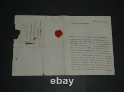 Lautour Duchalit Signed autograph letter French Revolution 1792