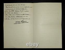 Lazzari Sylvio Autography Letter Signed At Adolphe Jullien, Enveloppe, Paris, 1905