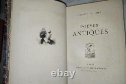 Leconte de Lisle Signed Autograph Letter, Beau Chagrin, Ancient Poems