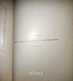 Leconte de Lisle Signed Autograph Letter, Morocco Leather Binding, Tragic Poems