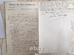 'Lénéka André: 15 handwritten autographed letters signed by the playwright from 1891 to 1919'