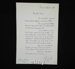 Léon Degrelle Autograph Signed Letter: $100,000 to whoever takes me down