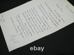 Léon Degrelle Autograph Signed Letter: $100,000 to whoever takes me down