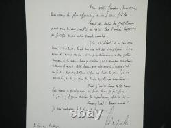 Léon Degrelle Autograph Signed Letter: $100,000 to whoever takes me down