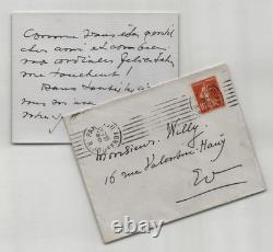 Leonetto Cappiello Autographed Letter Card Signed 1914
