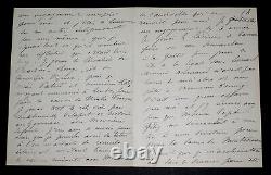 Léonide Leblanc Exceptional Autographed Letter Signed, 27 Pages, 1846