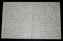 Léonide Leblanc Exceptional Autographed Letter Signed, 27 Pages, 1846