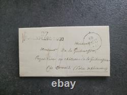 Letter 1828 to Count de La Guibourgère / signed Dugué, Victor Hugo family godfather