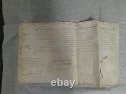 Letter Of Provision Signed By Louis XIV And Countersigned Anne Of Austria, Queen Mother
