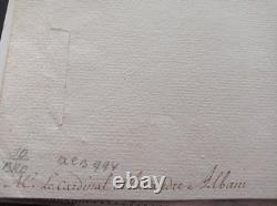 Letter signed by Marie Leszczynska, Queen of France, Louis XV