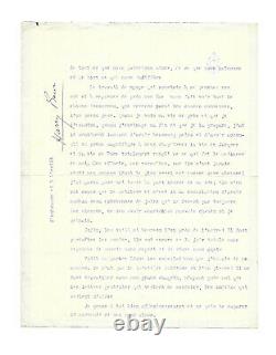 Liane De Pougy Harry Baur / Set Of Signed Letters / Cocotte / Years 30