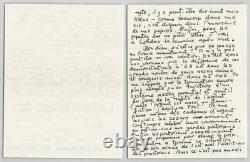 Lionel & Pru Miskin Signed autograph letter & envelope Original drawing