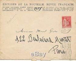 Literature Andre Malraux Autograph Letter Signed The Human Condition