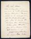 Loïe Fuller American Dancer Signed Autograph Letter 2 Pages In French