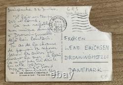 Lot of Signed Autographed Letters from Yves Bonnat to His Wife