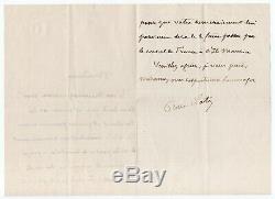 Loti Pierre (julien Viaud, Said) Autograph Letter Signed Page 1 ½ In-8