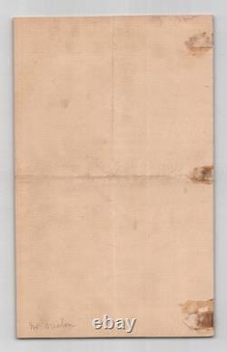 Louis Andrieux Signed Autograph Letter, Prefecture of Police, 1881